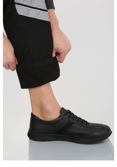 Yeni Tip Termo Likra Pantolon İçi Polarlı Kışlık Siyah Güvenlik Unisex Pantolon Ripstop Kışlık İçi Polarlı