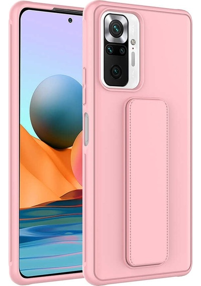 Xiaomi Redmi Note 10 Pro Kılıf Zore Qstand Katlanabilir Standlı Kılıf