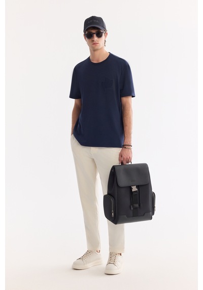 Avva Erkek Lacivert Bisiklet Yaka Enjeksiyon Baskılı Bi-stretch İnterlok Regular Fit T-shirt A61y1136 Avva Erkek Lacivert Bisiklet Yaka Enjeksiyon Baskılı Bi-stretch İnterlok Regular Fit T-shirt A61y1136
