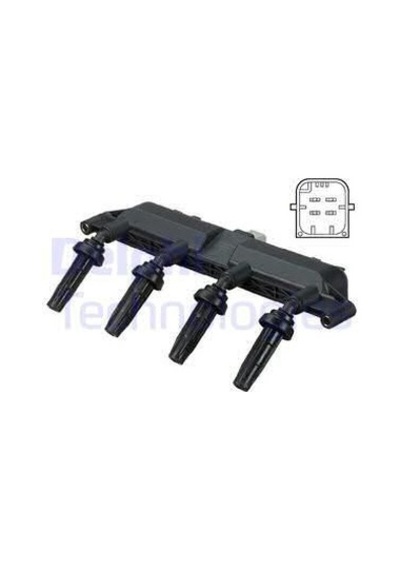 Citroen C2 1.4 2003-2005 Delphi Ateşleme Bobini