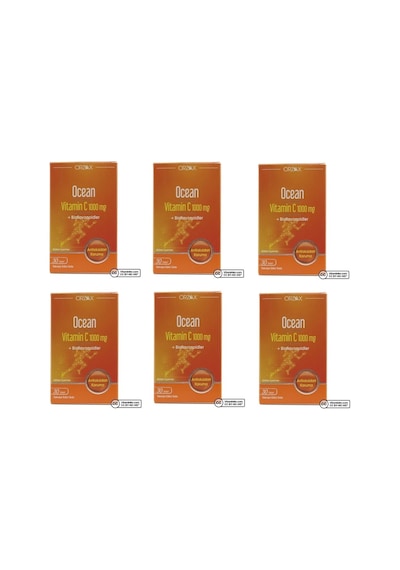 Ocean Vitamin C 1000 Mg 30 Tablet 6 Adet
