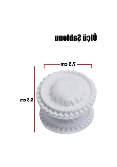 Klasik Metal Kapı Tokmağı - Boyalı Beyaz
