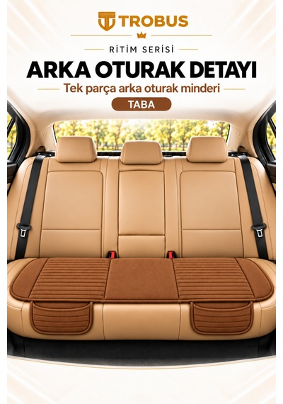 Trobus Ritim Nissan Qashqai 2007-2013 Baby Face 5'li Koltuk Minderi Taba