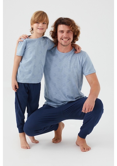 Arnetta 2504 Parrot Erkek Çocuk Kısa Kol Pijama Takım 001