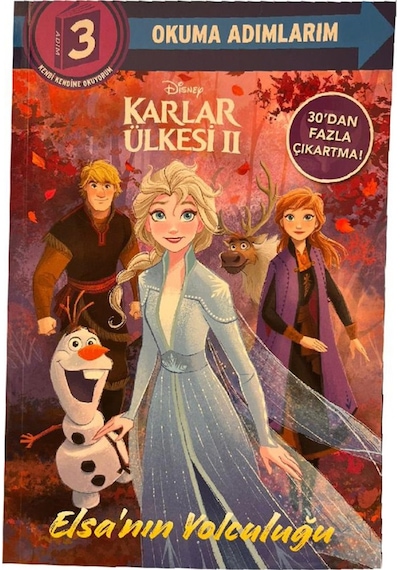 Dısney Okuma Adımlarım - 3. Adım - Karlar Ülkesi - Elsa Nın Yolculuğu