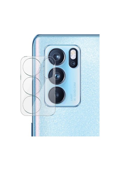 Oppo Reno6 Pro 3d Full Tempered Cam Kamera Koruyucu- 5775 Şeffaf
