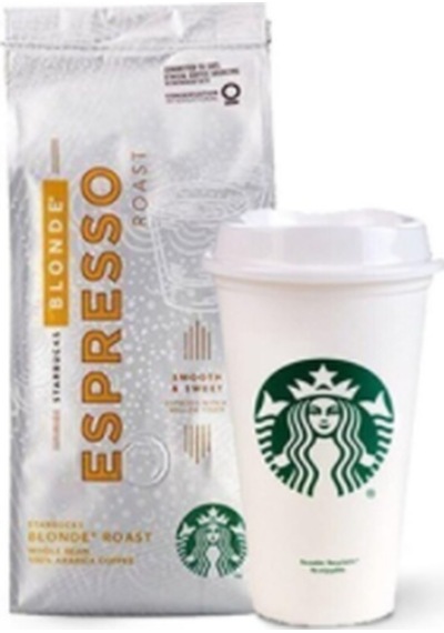 Starbucks Espresso Blonde Çekirdek Kahve 250 G + Plastik Bardak