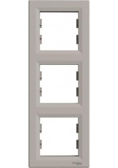 Schneider Eph5810369 Asfora Bronz Üçlü Dikey Çerçeve