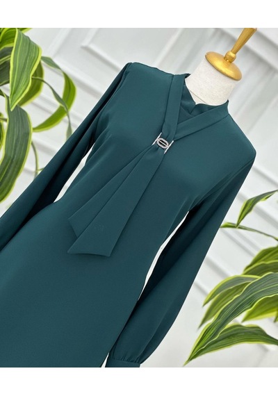 Kravatlı Tunik 40-50 2250 - Siyah 001
