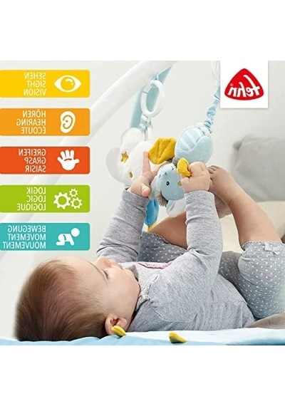 3 Boyutlu Aktivite Battaniyesi Ve Oyun Matı - Mavi Kale