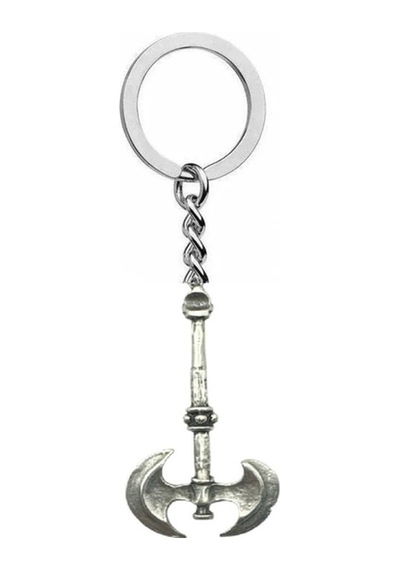 Savaşçı Balta Figürlü Anahtarlık Gotik Ve Mitolojik Tarz Zamak Metal Unisex Aksesuar