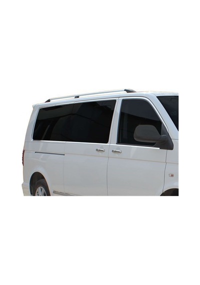 Volkswagen Multivan T5.5 Cam Çerçevesi 14 Prç Krom U.Ş Çift Sür