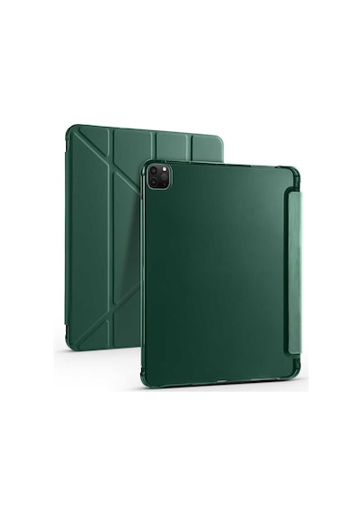Apple Uyumlu iPad Pro 12.9 2021 (5.Nesil) Kılıf Zore Tri Folding Kalem