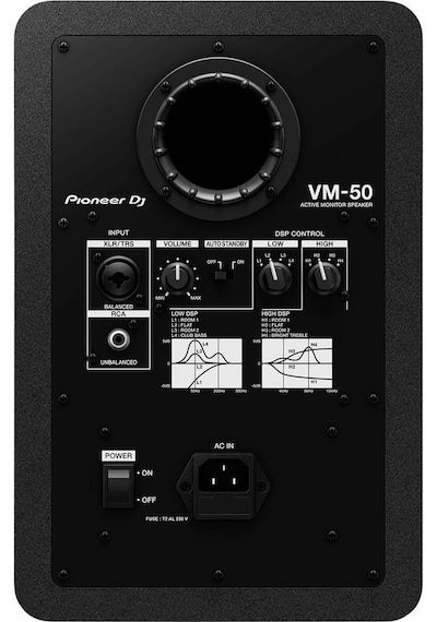 Pioneer Dj Vm-50 5" Aktif Profesyonel Monitör Hoparlör (Tek) Siya
