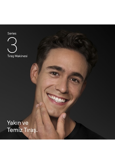 Braun Series 3 Elektrikli Sakal Şekillendirici Ve Tıraş Makinesi, Islak Ve Kuru, 310bt 1 Saat