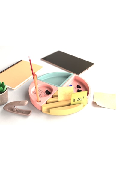 Tıdy Grıd - Desk Organizer Manyetik Modüler Mıknatıslı Masaüstü Düzenleyici Kalemlik Çok Renkli