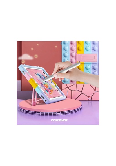 Casper Via S40/l40 Modelleri Uyumlu Kılıf Popit Askılı Gökkuşağı Kılıf Arka Kapak