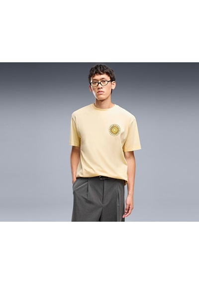 Puma Graphıc Sun Relaxed Tee Erkek Günlük Tişört 63675988 Krem