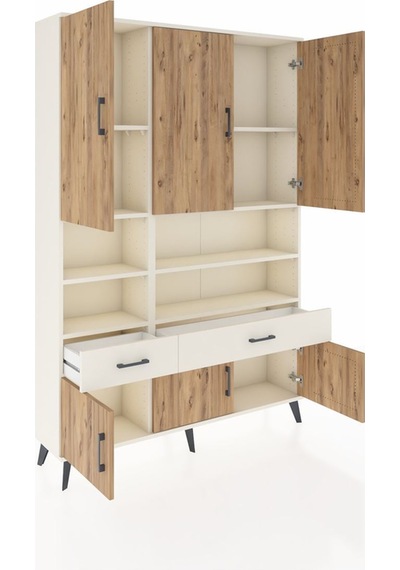 Arges Dolap 8 Raflı 2 Çekmeceli 6 Kapaklı 132x30x195 Aytaşı-çam/aytaşı Atlas Çam/aytası Arges Dolap 8 Raflı 2 Çekmeceli 6 Kapaklı 132x30x195 Aytaşı-çam/aytaşı Atlas Çam/aytası