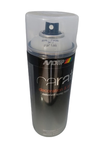 Motip Carat Ral7035 Gri Parlak Sprey Boya 400Ml