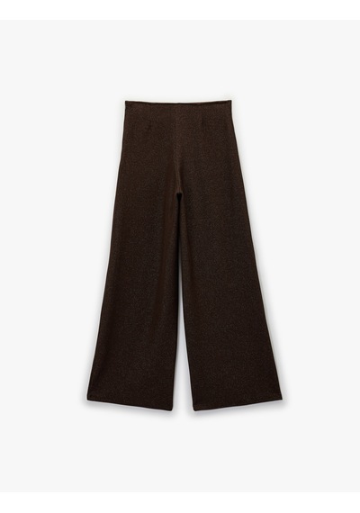 Koton Koton X Şahika Ercümen - Regular Fit Işıltılı Uzun Geniş Paça Pantolon Kahverengi 6wak40138ek Kahve Koton Koton X Şahika Ercümen - Regular Fit Işıltılı Uzun Geniş Paça Pantolon Kahverengi 6wak40138ek Kahve