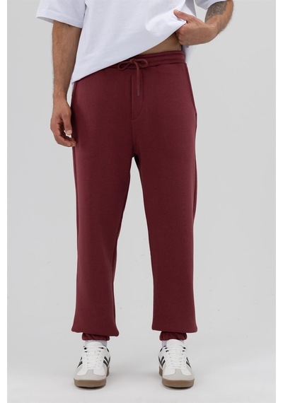 Vamos Basic Paça Lastikli Eşofman Alt Bordo