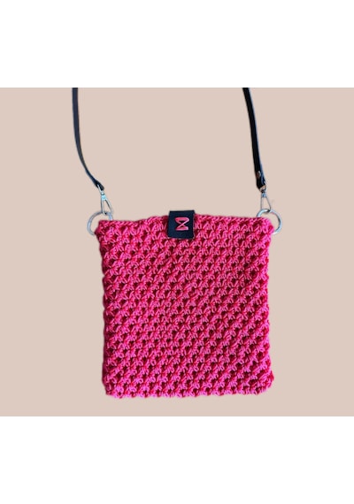 Byehandmade El Yapımı Kırmızı Omuz Çantası Kırmızı