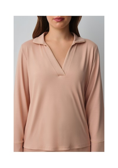 Suwen Betty Pijama Takımı Wsh10510150272 Nude