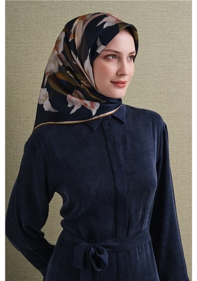 Armine Saf İpek Sura Eşarp 9620d 04 Kına Yeşili