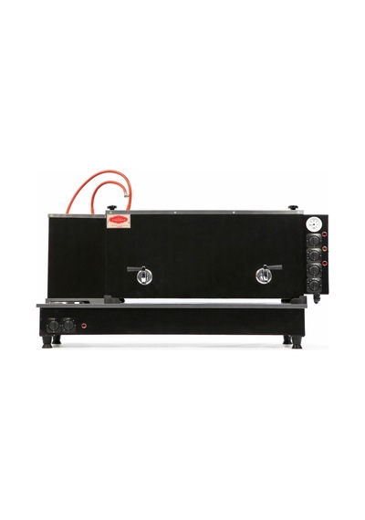 Tiryaki 4 Demlikli Statik Pleytli Çay Kazanı 45l Elektrik + Gaz 304 Paslanmaz Çay Ocağı Mat Siyah - Dms9005716670531