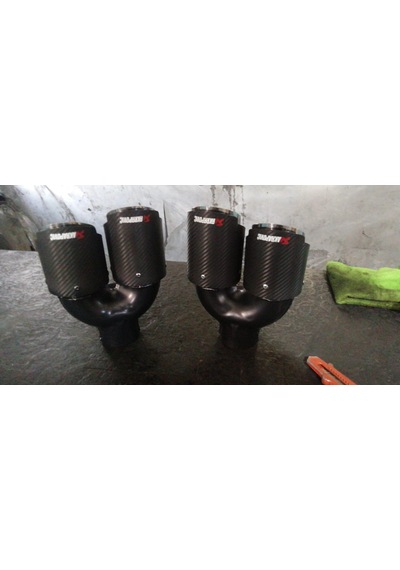 Akrapoviç Egzoz Ucu Çiftli 90mm 1ADET