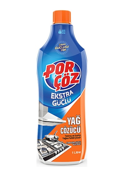 2 Adet Porçöz Yağ Çözücü 1 L