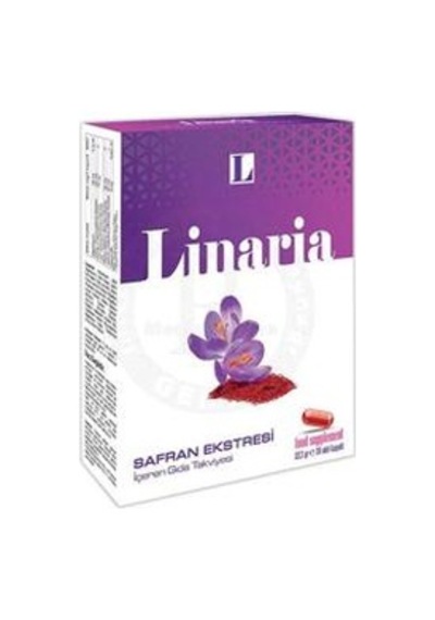 Linaria Safran İçeren Gıda Takviyesi 30 Kapsül