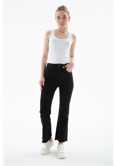 Fashion Friends Bayan Kot Pantolon 26y0294k1 Siyah