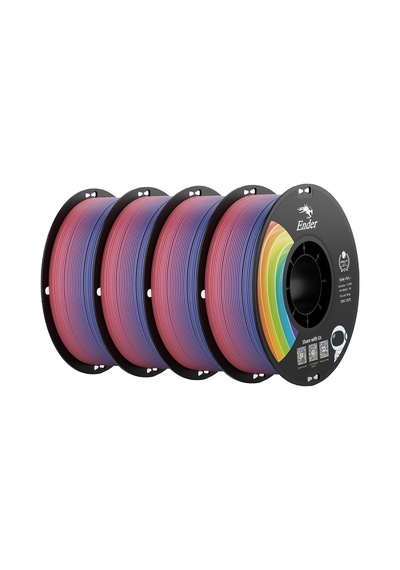 Creality Rainbow Pla+ 3d Yazıcı Filamenti 4 Kg, 1,75 Mm, Boyutsal Doğruluk +/- 0,02 Mm, Dolaşmayan Ve Düğümlenmeyen, Renk Gradyanları, Çoğu Fdm 3d Yazıcıyla Uyumlu Creality Rainbow Pla+ 3d Yazıcı Filamenti 4 Kg, 1,75 Mm, Boyutsal Doğruluk +/- 0,02 Mm, Dolaşmayan Ve Düğümlenmeyen, Renk Gradyanları, Çoğu Fdm 3d Yazıcıyla Uyumlu