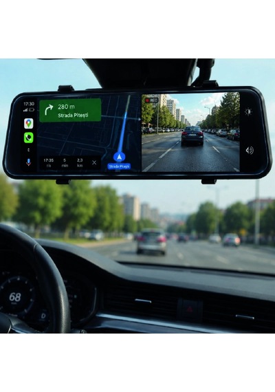 Ayna Carplay Dokunmatik Multimedya Ekranı Ön Ve Arka Kamera Destekli Diğer