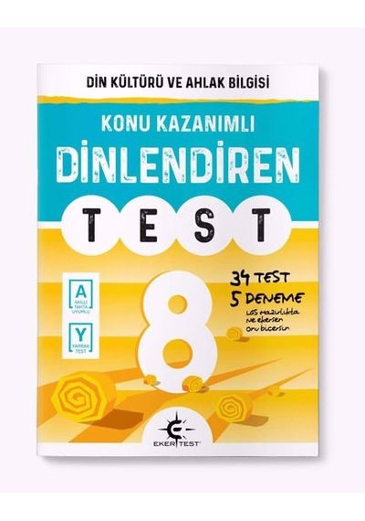 Erconcept-Eker Test 8. Sınıf Dinlendiren Test Erconcept-Eker Test 8. Sınıf Dinlendiren Test