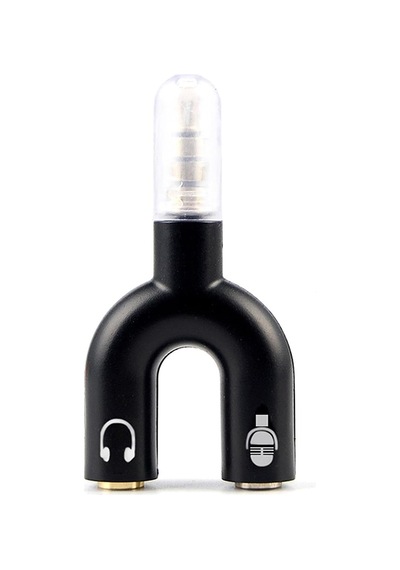 Store Kulaklık Mikrofon Ayırıcı Çoklayıcı 3.5mm Splitter Switch Stereo Dönüştürücü Al4456