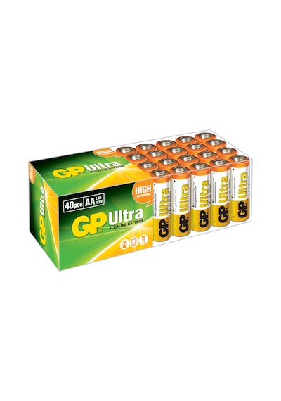 GP Batteries G-TECH Ultra LR6 - AA Boy 1.5V Alkalin Kalem Pil 40'lı Kutu