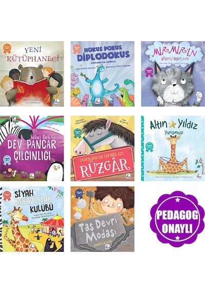 Pedagog Onaylı Uyku Vakti Hikayeleri 8 Kitap Okul Öncesi