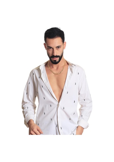 Labalaba Erkek Lak Altın Renk Kaplama Kalın Zincir Formlu Kolye Çok Renkli