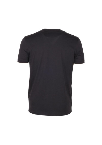 Ncs Siyah Bisiklet Yaka Slim Fit Dar Kesim Baskılı T-shirt 1216-siyah Siyah