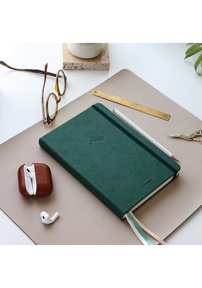 A5 Bullet Journal Noktalı Defter 140 Gr. 80 Yaprak Forest 124-Pembe