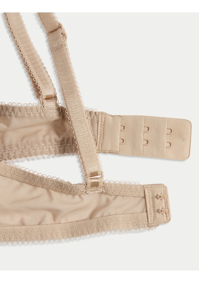 Marks & Spencer Dantelli Balenli Plunge Sütyen T33000318 Bej