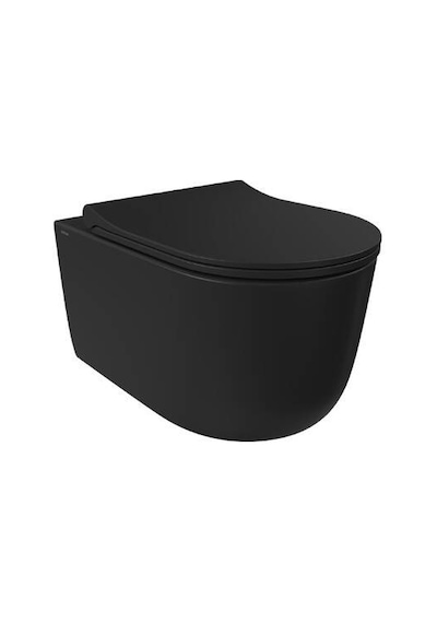 Bocchı - Speciale Jet Flush Asma Klozet Parlak Siyah Kapak Dahil Set - Outlet - 1171-005-0128tk- Diğer