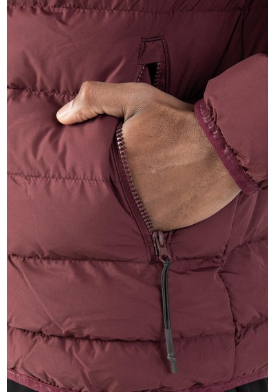 Maraton Sportswear Regular Erkek Dik Yaka Takma Kol Basic Bordo Mont 22314-bordo Bordo