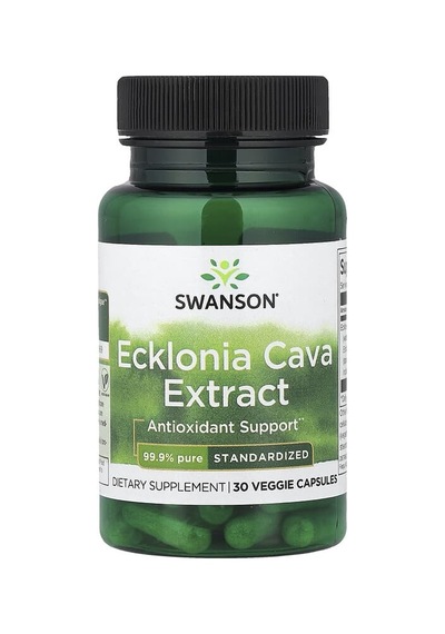 Swanson Vitamins, Ecklonia Cava Extract, 30 Veg Capsules 53 Mg Per Capsule