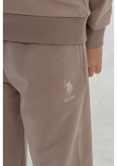 U.S. Polo Assn. Kız Çocuk Baskılı Sarı Uzun Kol Eşofman Takımı Us2718-c-v3 Us2718-c-v3