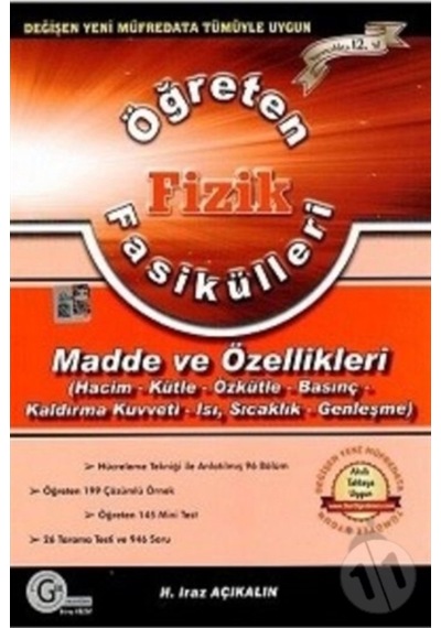 Gür Yayınları Öğreten Fizik Madde Ve Özellikleri