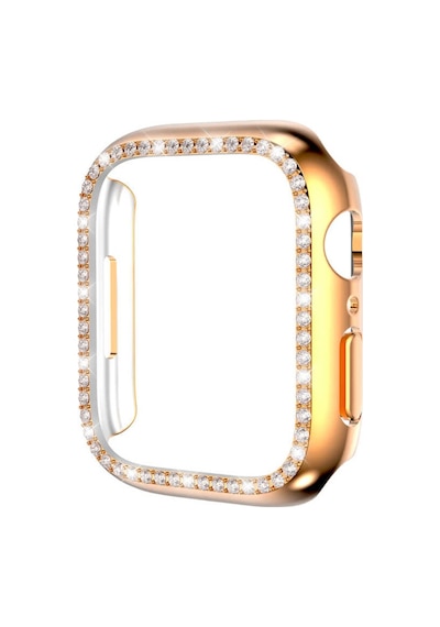 Apple Uyumlu  Watch 42 MM Kenar Taşlı Ekran Koruyuculu Kasa Koruyucu